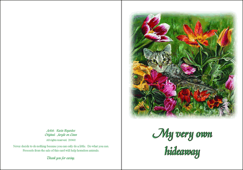 "Hideaway" Greeting Card "Hideaway" Greeting Card